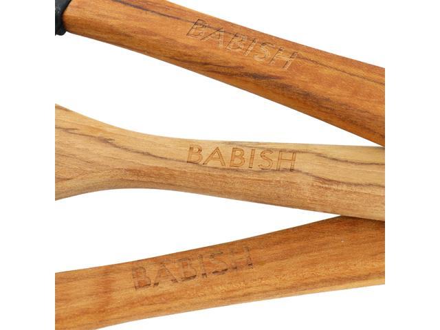 Babish 5 Piece Wood and Silicone Essential Kitchen Tool Set in Brown