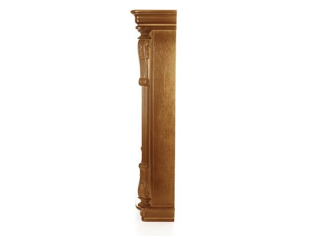Bedford Clock Collection Golden Oak Chiming Pendulum Wall Clock