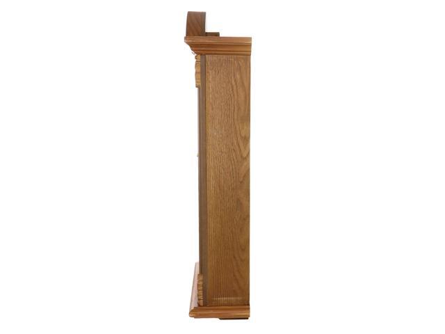 Bedford Clock Collection Honey Oak Chiming Pendulum Wall Clock 510119804M