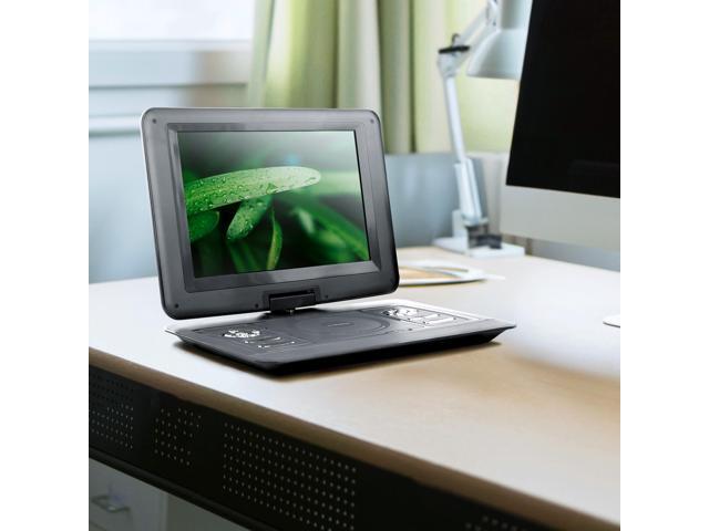Trexonic TR-D133BLK 13.3 Inch Portable TV+DVD Player with Color TFT LED Screen and USB/HD/AV Inputs - Black