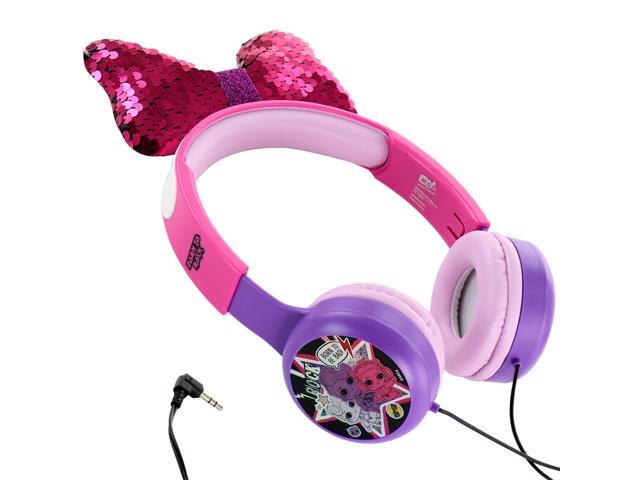 L. O.L. Surprise! Kids Safe Over The Ear Headphones HP2-13136 Kids Headphones, Volume Limiter for Developing Ears, 3.5MM Stereo Jack, Recommended...