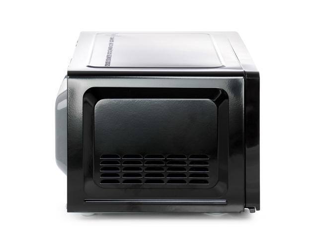 Galanz 0.7 cu ft 700W Countertop Microwave Oven in Black with One Touch Express Cooking
