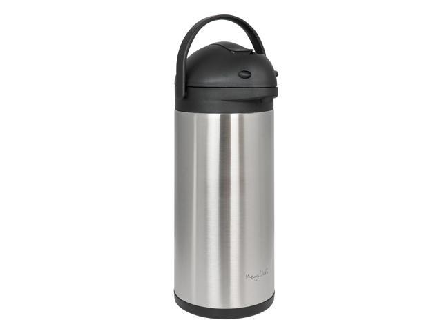 MegaChef 5 Liter Stainless Steel Vacuum Body Pump Cap Air Pot