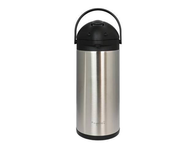 MegaChef 5 Liter Stainless Steel Vacuum Body Pump Cap Air Pot