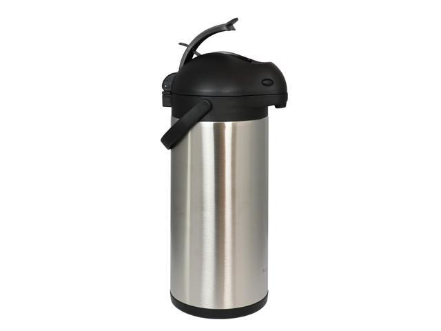 MegaChef 5 Liter Stainless Steel Vacuum Body Pump Cap Air Pot