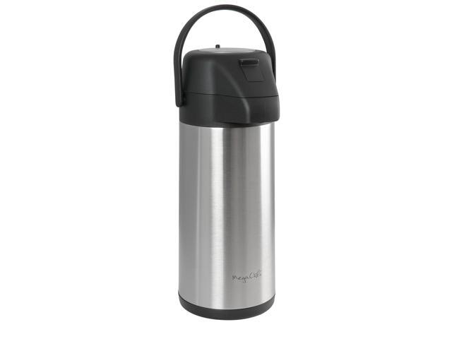 MegaChef 3 Liter Stainless Steel Vacuum Body Pump Cap Air Pot