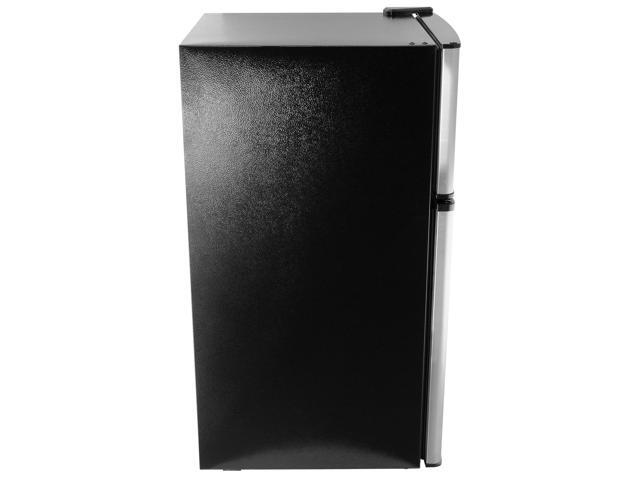 MegaChef 3.2 Cubic Feet 2 Door Refrigerator/Freezer in Stainless Steel