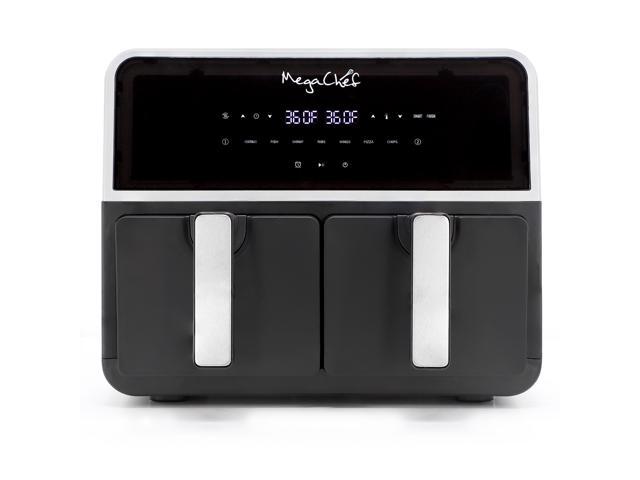 MegaChef Dual 4.5 + 4.5 Liter Digital Electric Air Fryer