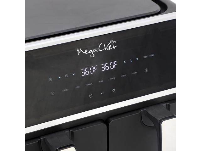 MegaChef Dual 4.5 + 4.5 Liter Digital Electric Air Fryer