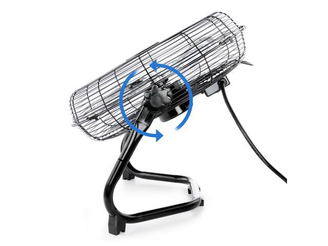 Vie Air 20 Inch Twin Pack Industrial Tilting High Velocity 3 Speed Metal Floor Fan