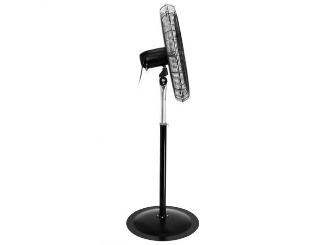 Vie Air 30 Inch Industrial Heavy Duty Pedestal Oscillating Metal Stand Fan