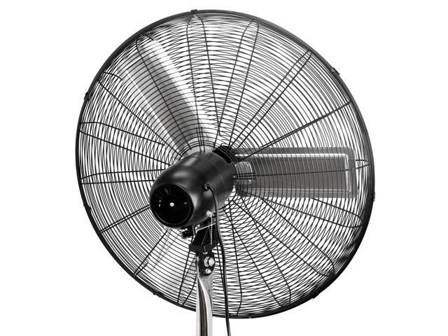 Vie Air 30 Inch Industrial Heavy Duty Pedestal Oscillating Metal Stand Fan