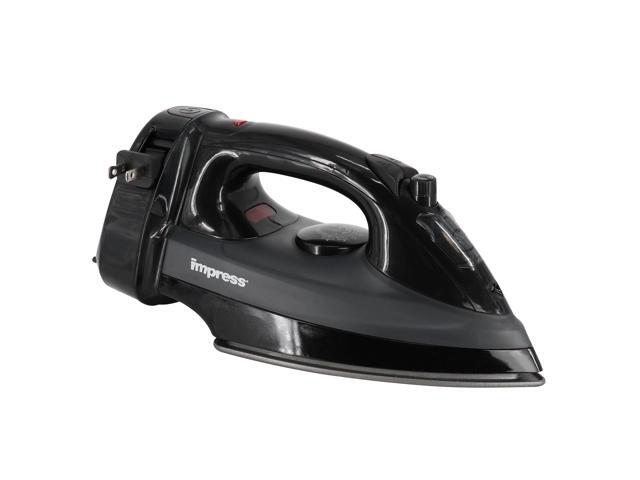 Impress 1200 Watt Cord Winder Garment Iron in Black