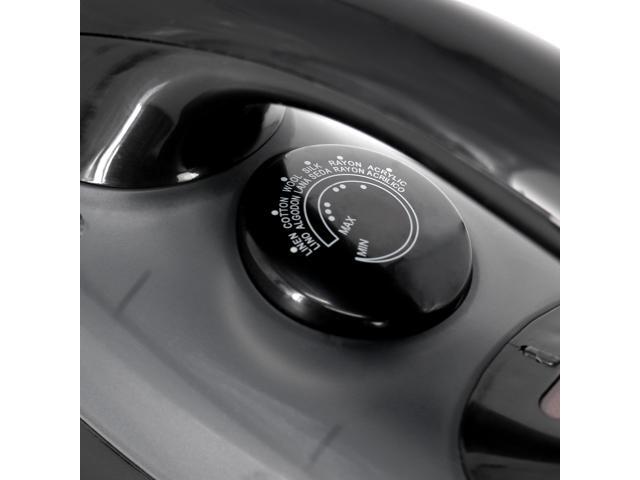 Impress 1200 Watt Cord Winder Garment Iron in Black