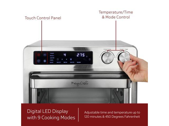MegaChef 25 Liter Digital Electric Multi-Function Air Fryer and Counter Top Oven