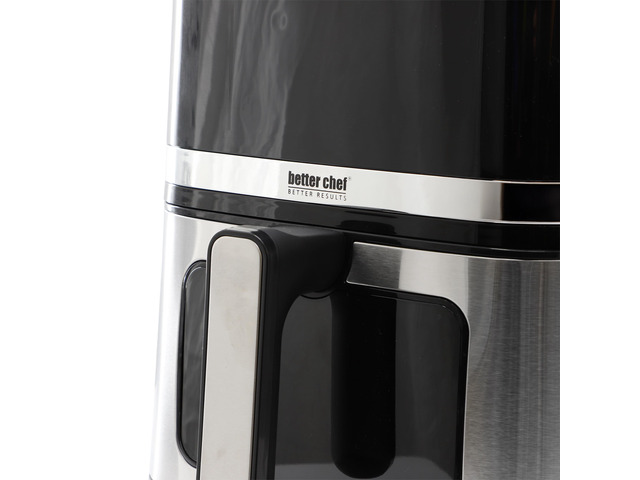 Better Chef 5.3 Quart Digital Display Air Fryer with Touch Controls in Silver