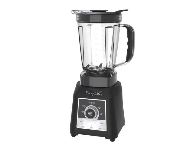 MegaChef 8 Cup Knob Panel Blender with 5 Cup Food Processor and Two 24 Ounce On-The-Go Cup Combo Set