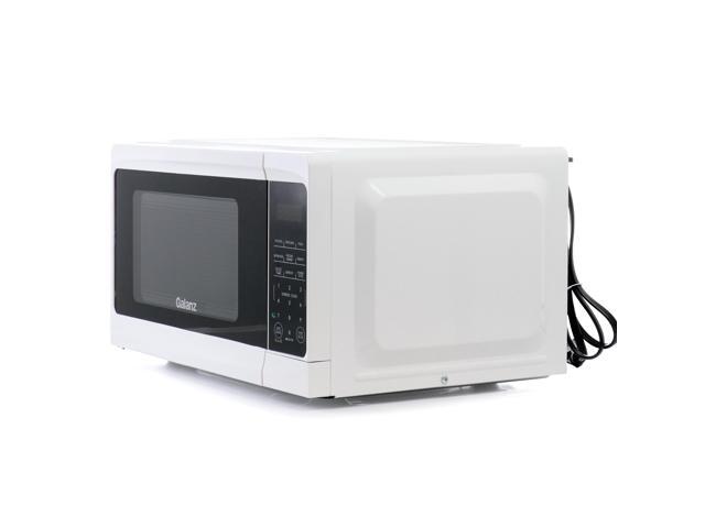 Galanz 0.7 cu ft 700W Countertop Microwave Oven in White with One Touch Express Cooking