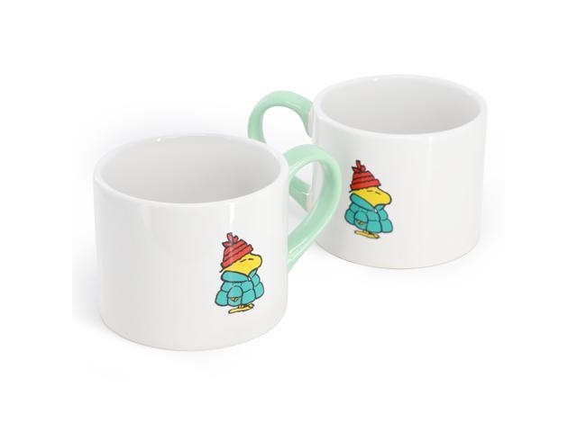 Peanuts All Bundled Up 4 Piece 19 Ounce Stackable Stoneware Mug Set