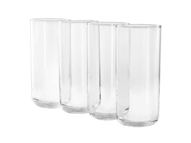 Gibson Home Emory 4 Piece 17 Ounce Clear Glass Tumbler Set