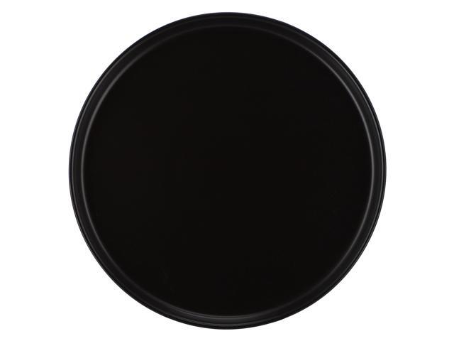 Elama Josh 18 Piece Stoneware Dinnerware Set in Matte Black