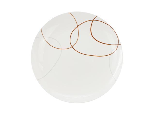Elama Sydney 24 Piece Porcelain Double Bowl Dinnerware Set, Service for 6