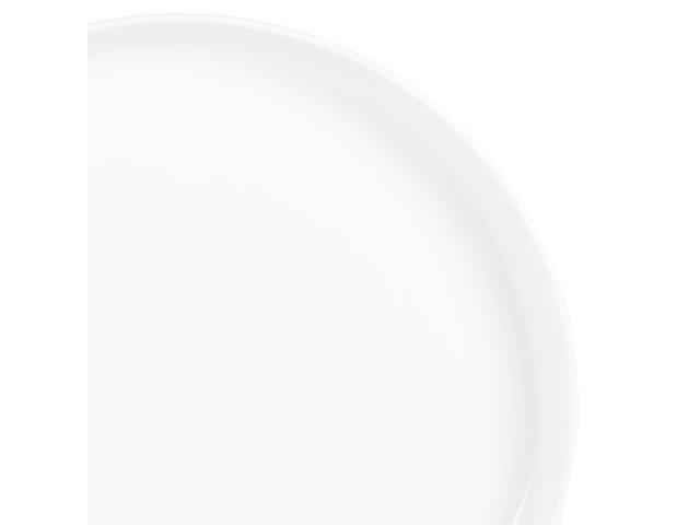 Gibson Home Snowscape 12 Piece fine Ceramic Stackable Dinnerware Set in White
