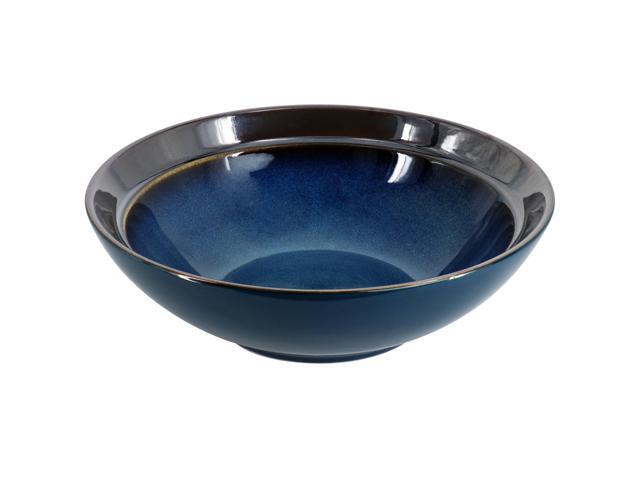 Gibson Elite 16 Piece Priya Reactive Glaze Stoneware Dinnerware Set in Blue