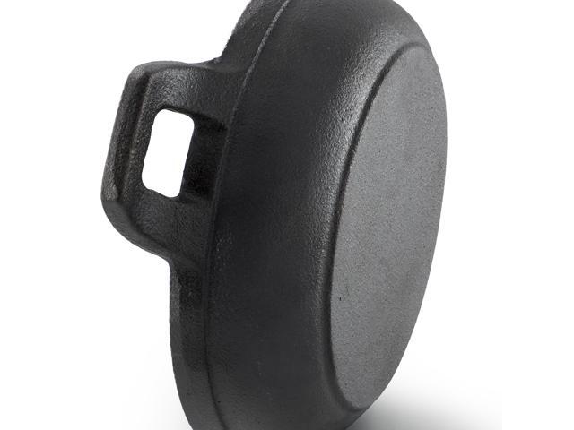 Megachef 5 Inch Round Cast Iron Frying Pan for Indoor/Outdoor Use