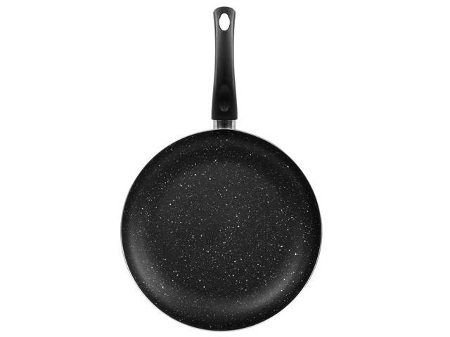 Oster Luneta 12 Inch Aluminum Nonstick Frying Pan With Bakelite Handle in Black
