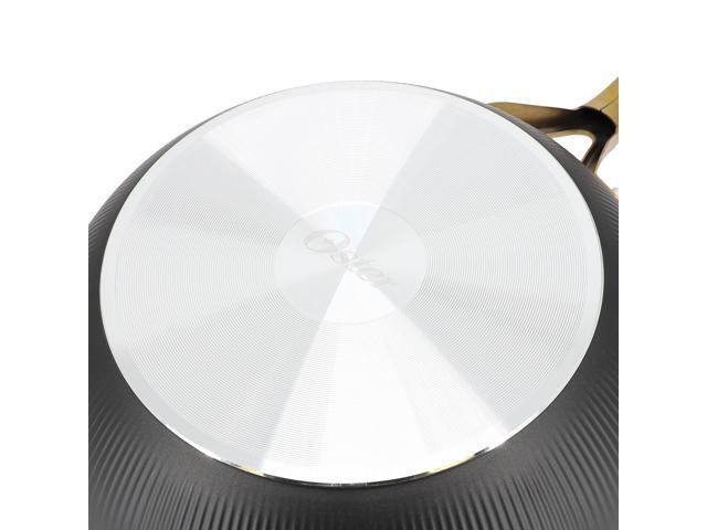 Oster Abbottsford 11 Inch Nonstick Aluminum Frying Pan in Black