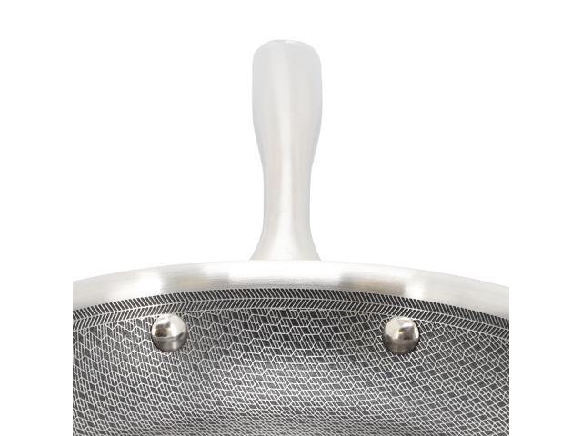 Oster Modessa 9.5 Inch Nonstick Tri-ply Stainless Steel Frying Pan in Silver