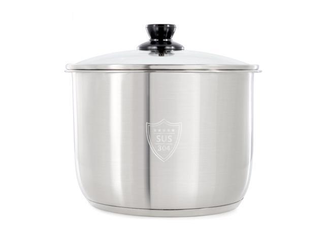 MegaChef 6 Quart 11-in-1 Electric Pressure Cooker, Multi-Cooker with Stainless Steel Crock