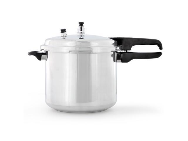 MegaChef 11.5 Quart Induction and Stovetop Pressure Cooker with Steamer