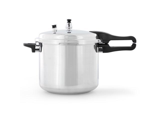 MegaChef 9.5 Quart Induction and Stovetop Pressure Cooker with Steamer