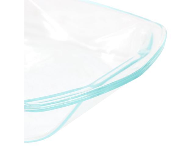 Soho Lounge Carnegie Hill 12 inch x 10 Inch x 2.6 Inch Tempered Glass Roaster Pan with Built-in Handles