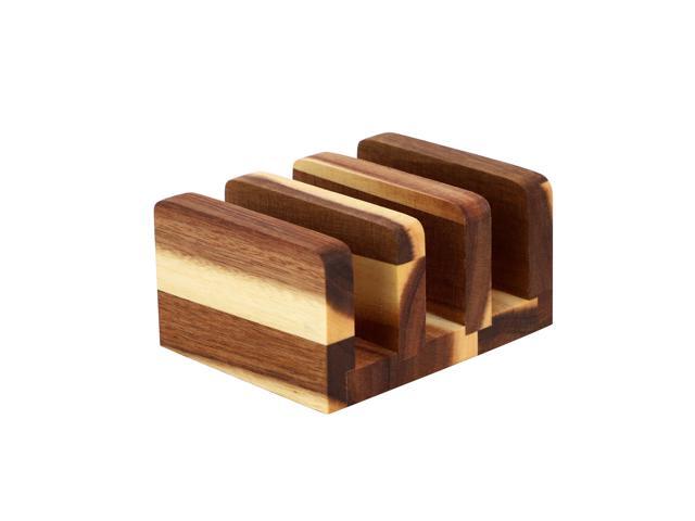 MegaChef 3 Piece Acacia Wood Cutting Board Set with Base