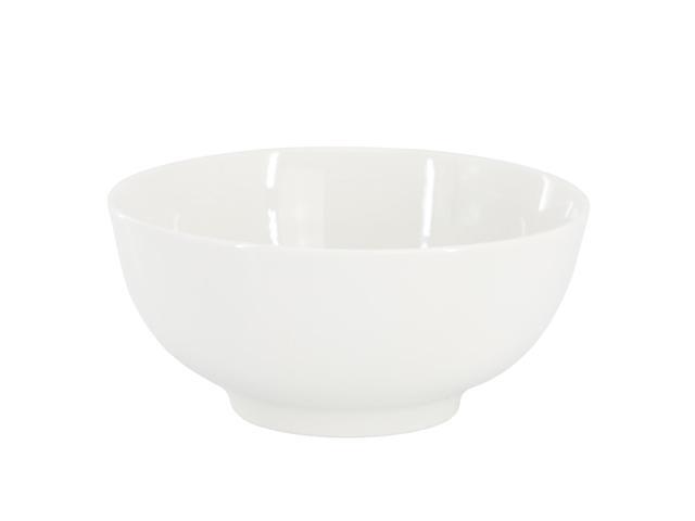 Gibson Home Great Essentials 2 Piece 6.9 Inch Fine Ceramic Noodle Bowl Set in White