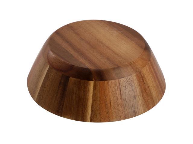 MegaChef 4 Piece 6.75 Inch Acacia Wood Salad Bowl Set