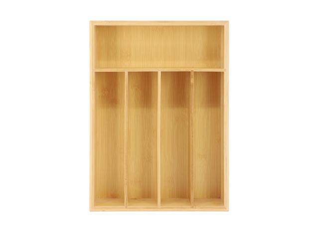MegaChef Bamboo 5 Section Drawer Organizer