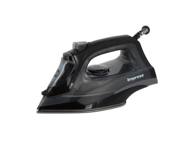 Impress Mid-Size Steam and Dry Iron With Spray and Steam Burst Function in Black