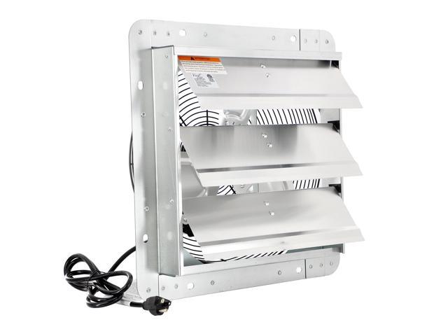 Vie Air 12 Inch Shutter Exhaust Fan with Power Cord