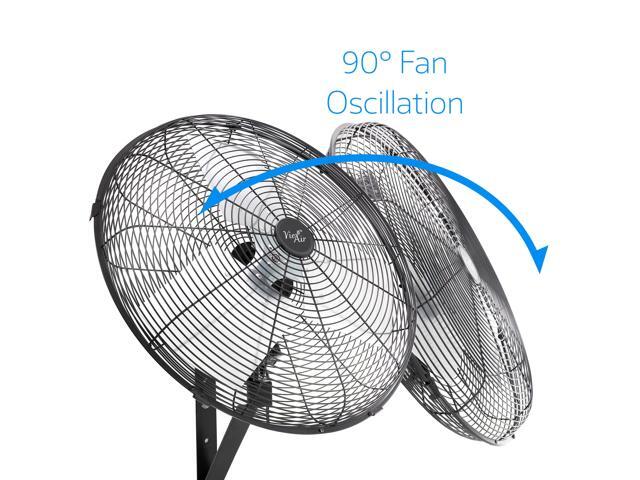 Vie Air 20 Inch Indoor Oscillating Industrial Wall Fan