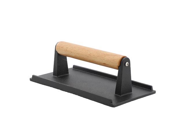 MegaChef 8 x 4 Inch Rectangle Heavy Duty Cast Iron Grill Press