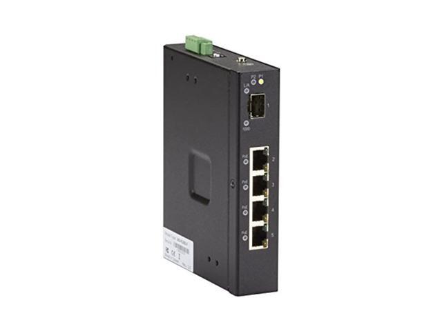 BLACK BOX LIE401A GIGABIT ETHERNET (1000-MBPS) EXTREME TEMPERATURE POE SWITCH - (4) 10/100/1000-MB