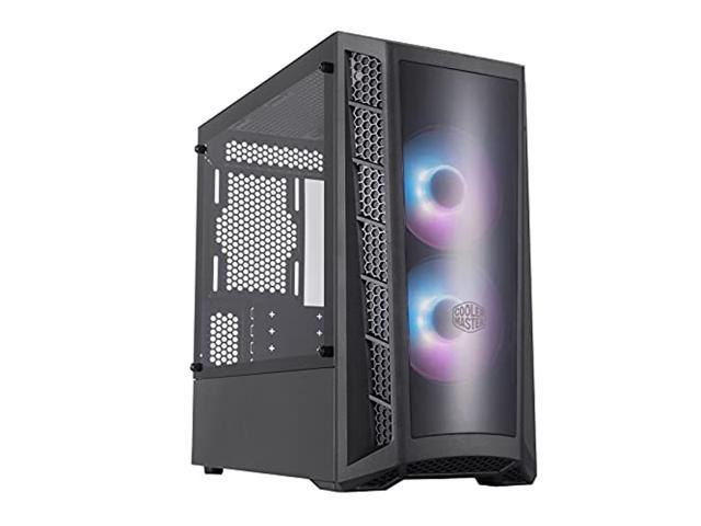 cooler master mb320l argb tempered glass microatx pc gaming case