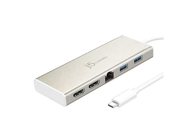 j5create - USB-C Dual HDMI Mini Dock - Gold - image 11