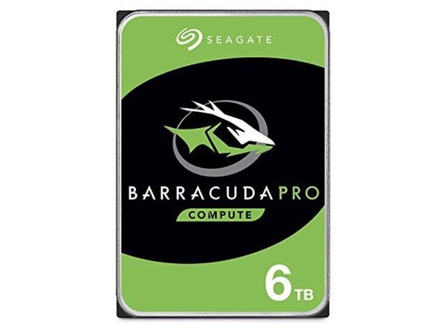 seagate barracuda pro performance internal hard drive sata hdd 6tb 6gb/s 128mb cache 3.5-inch (st6000dm004)