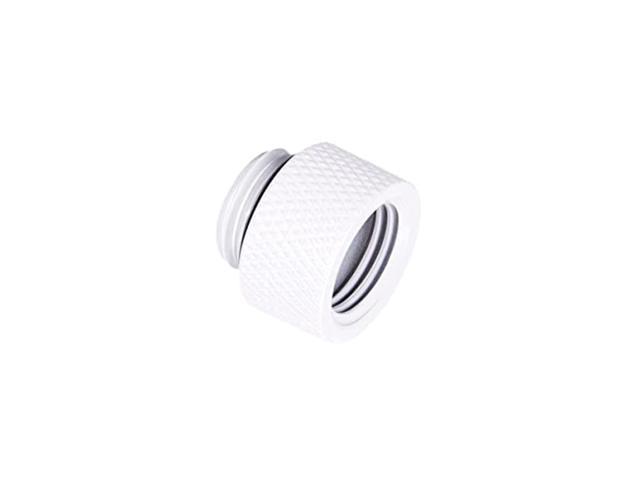 alphacool 17488 eiszapfen extension g1/4 outer thread to g1/4 inner thread - white