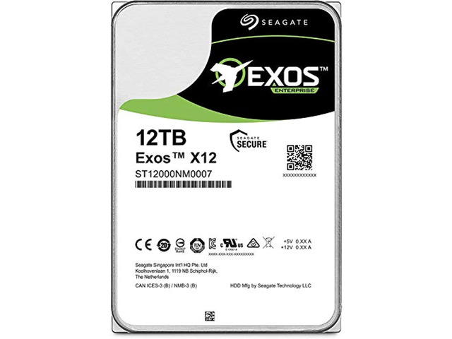 seagate st12000nm0007 12tb sata 7200 rpm 256mb 3.5in